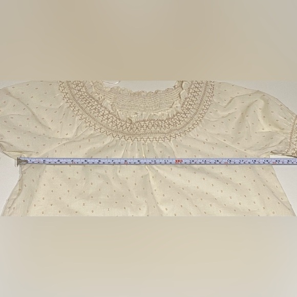 MINE Women’s Swiss Dot Blouse Size L - Picture 5 of 6